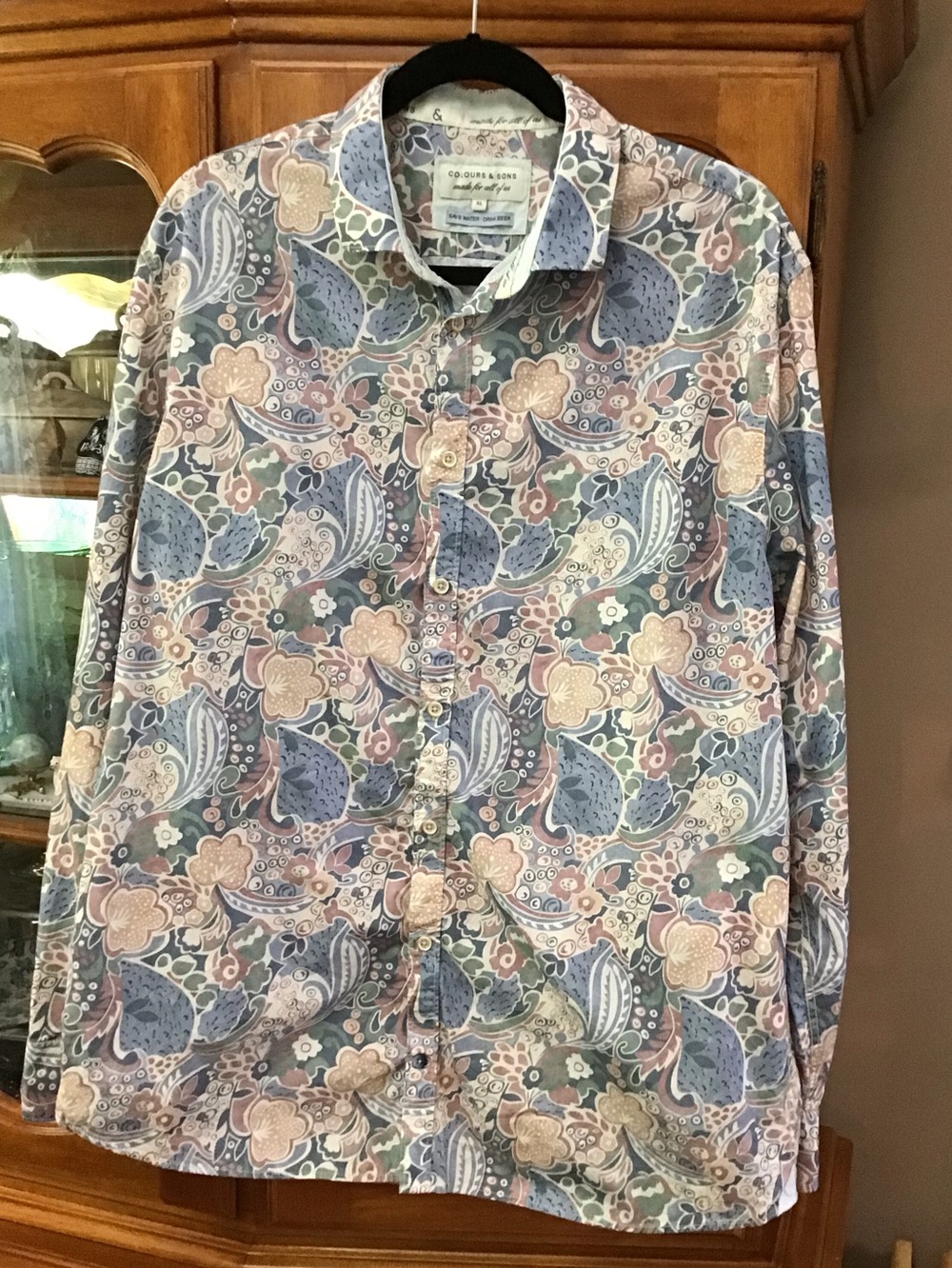 Colours & Sons Casual Paisley Floral Print Shirt